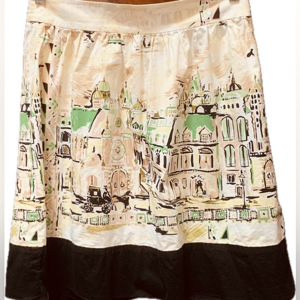 Zinc Pretty Cityscape Skirt Size 5